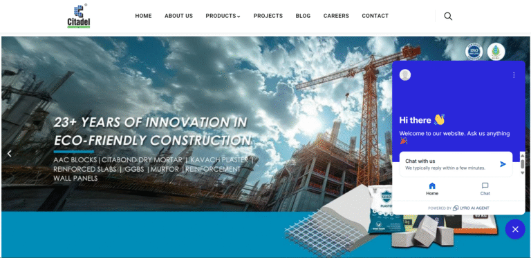 citadel eco build website